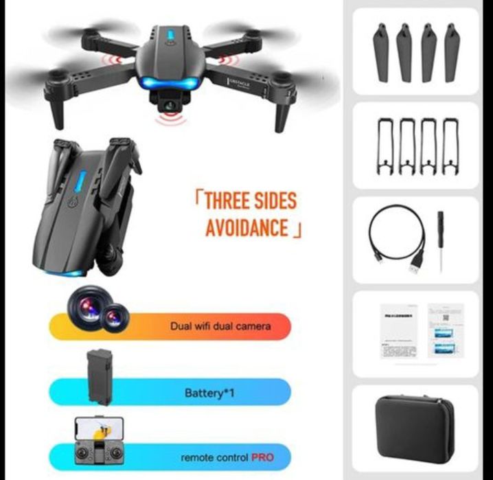 Деталі - Квадрокоптер дрон E99, політ 120м. Запчастини до Дрону.