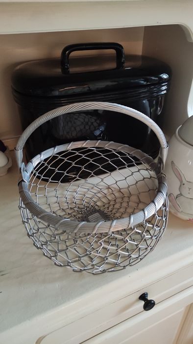 Koszyka aluminiowy koszyczek na jajka Wielkanoc