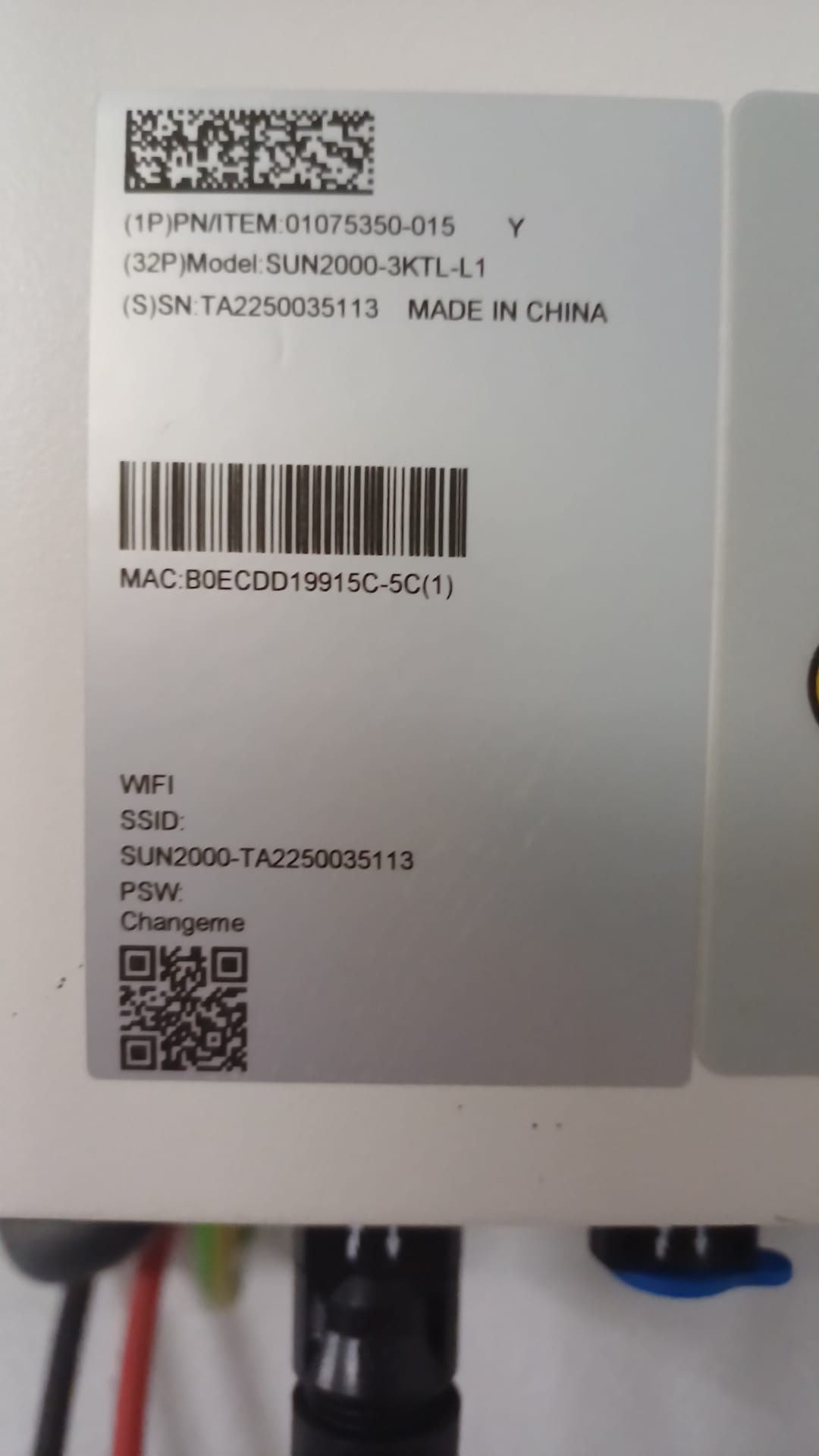 Inversor Huawei monofásico