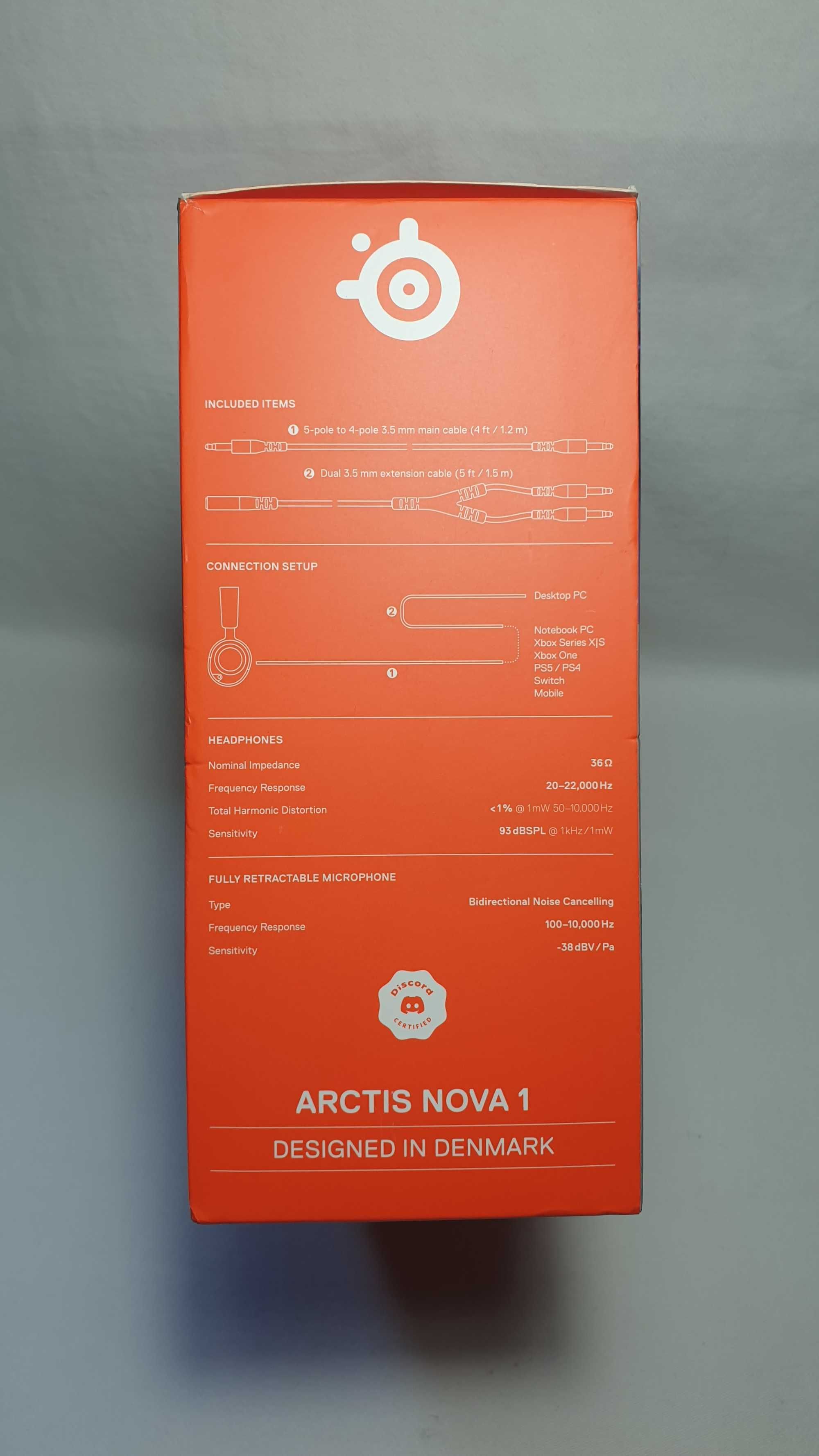 Słuchawki SteelSeries Arctis Nova 1 - NOWE.