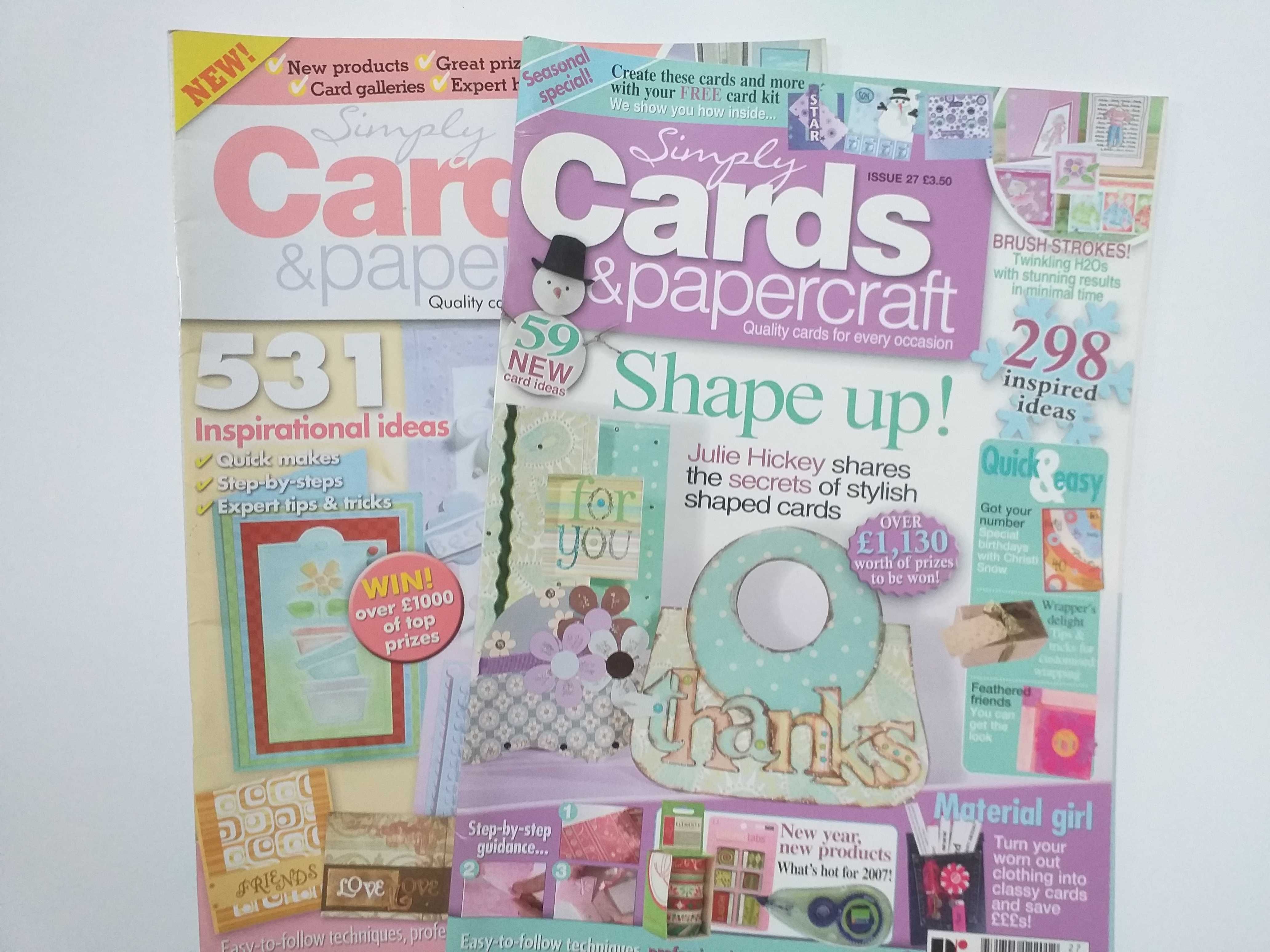 Simply Cards & papercraft - wzory kartek, czasopismo