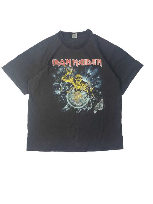 Iron Maiden czarna koszulka męska 2005 dublin