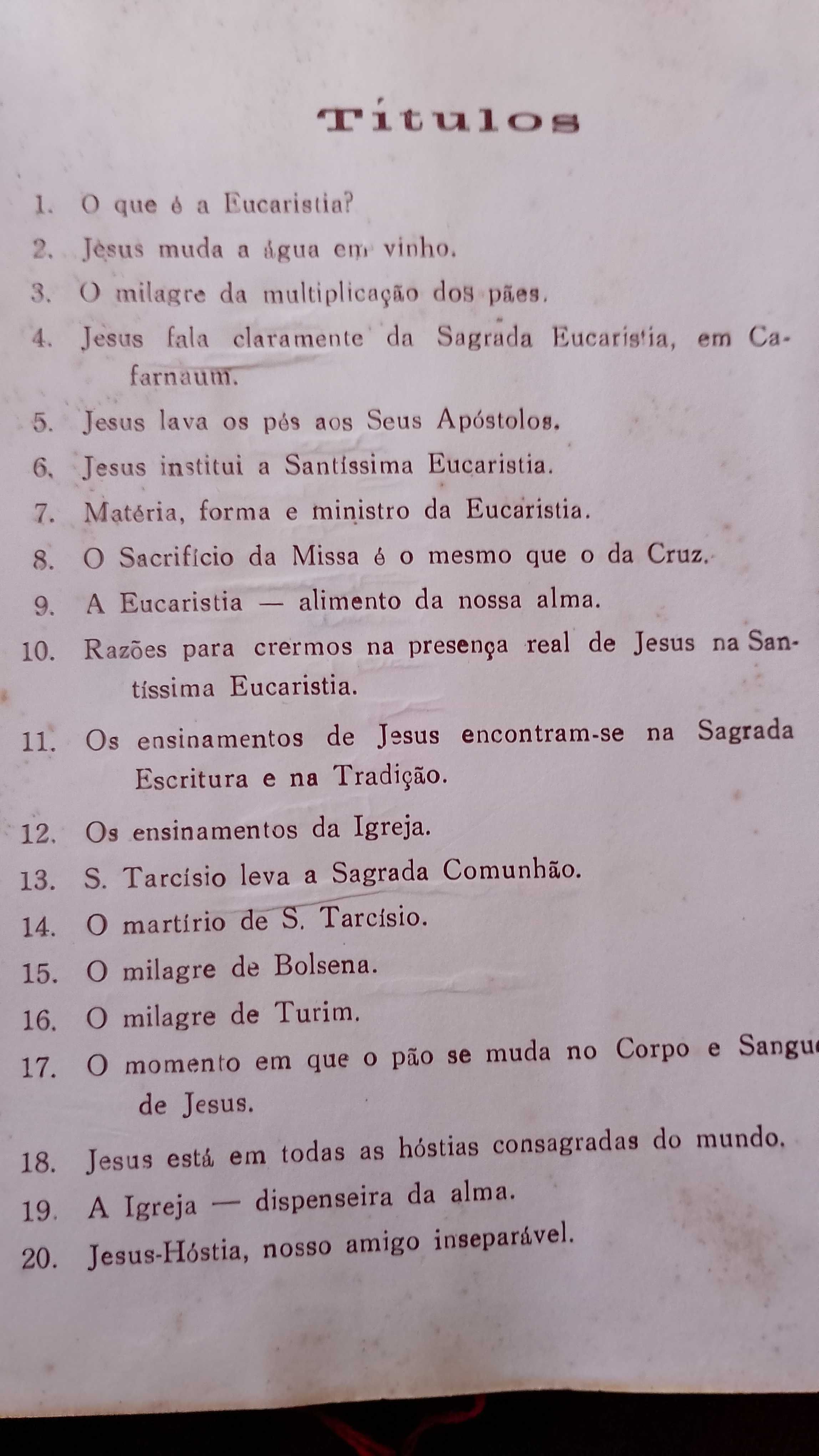 Pop-Up Cenas do Catecismo A Eucaristia 1961