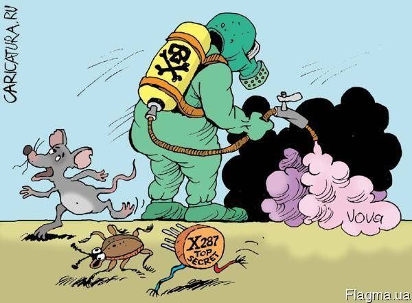 Уничтожение от600грн обработка от тараканов клопов блох насекомых крыс