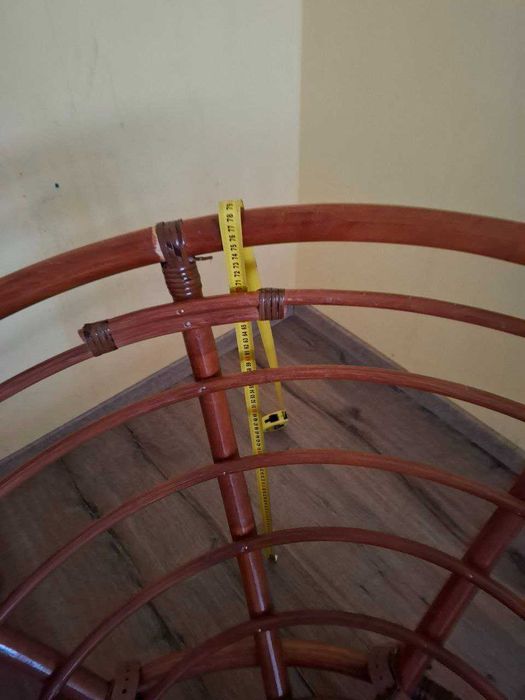 Крісло папасан з ротанга, 2 шт, одне з подушкою, самовивіз