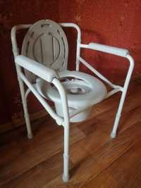 Складний стілець-туалет, металевий.