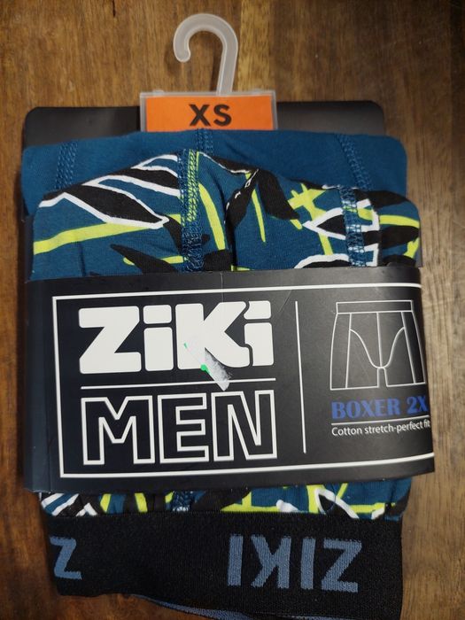 Ziki Men bokserki męskie 2 pak turkus  rozmiar XS