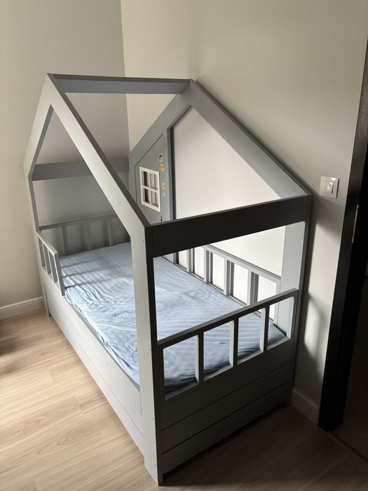 Łóżko domek z pracowni mootheka