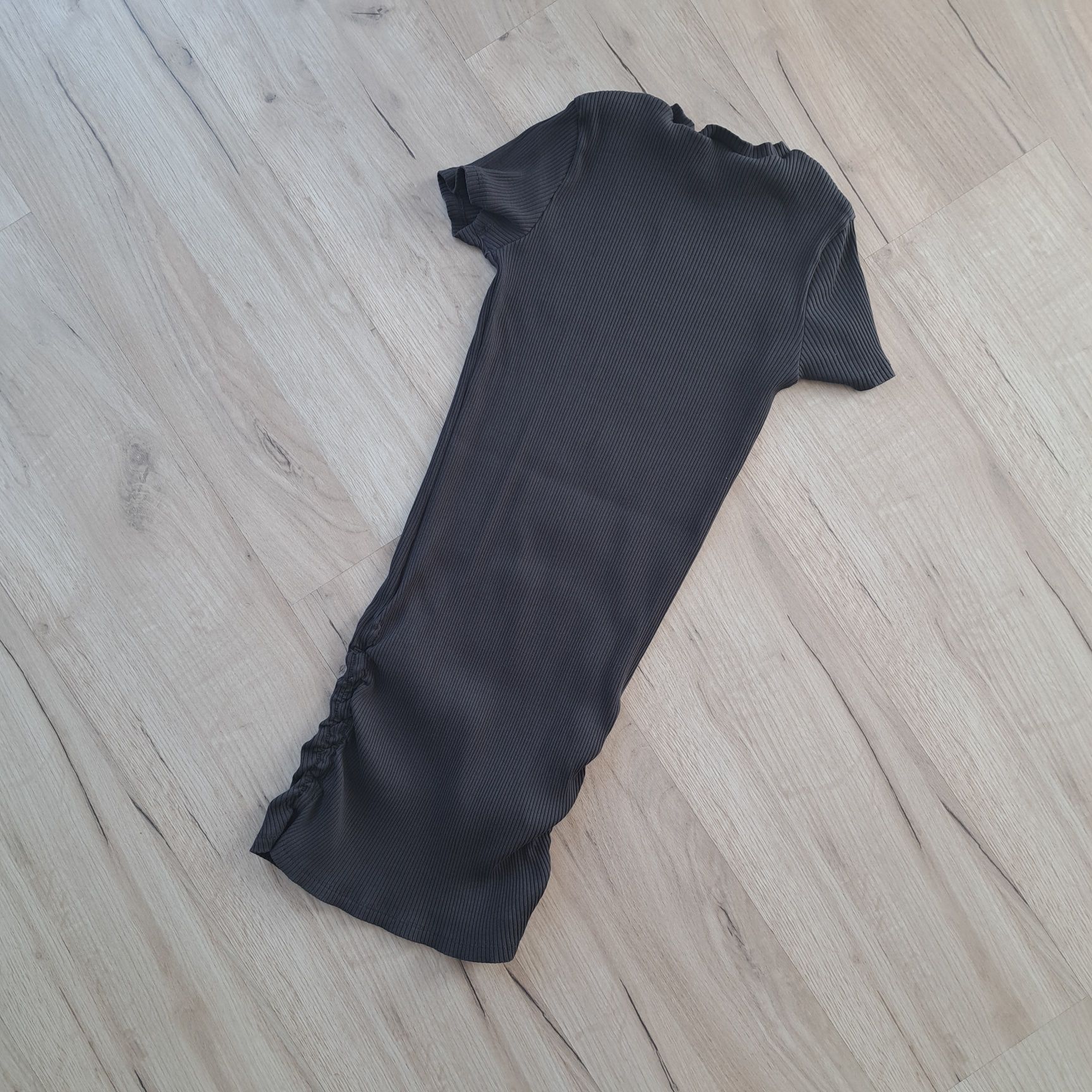 Bawełniana dopasowana sukienka letnia, rozmiar 146/152 H&M kwiatek