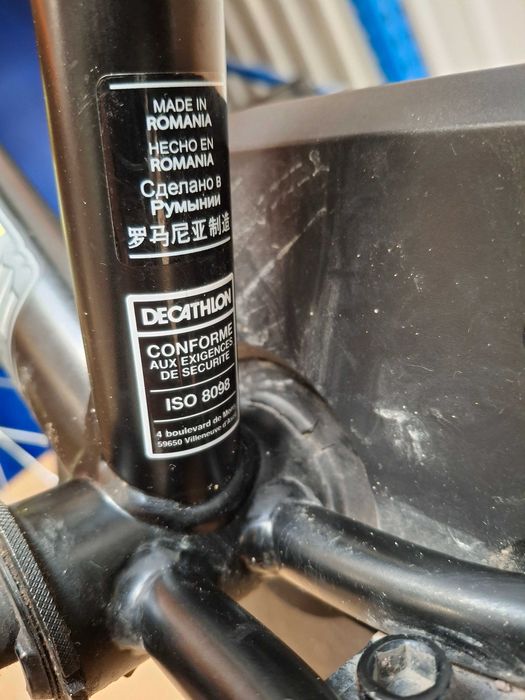 Rower dla dzieci Btwin Dark Hero 16 cali