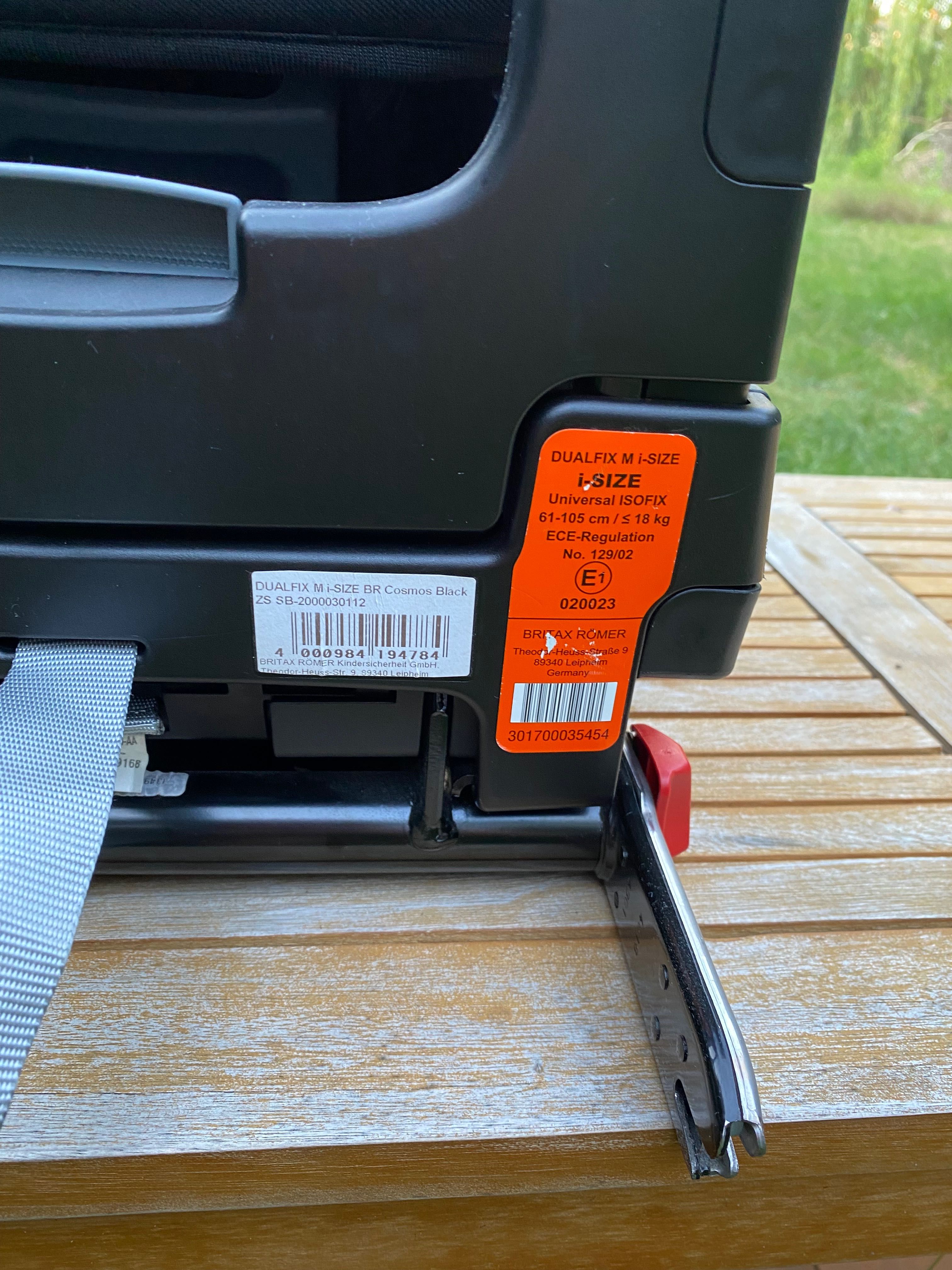 Fotelik Britax Romer Dualfix M I-Size Samochodowy 0-18kg obrotowy