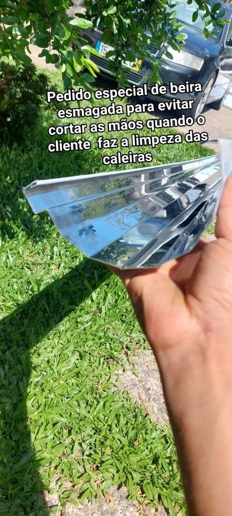 Caleiras de inox