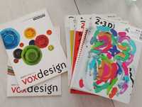 Czasopismo designerskie 2+3D/ wybrane numery/ 9 szt.