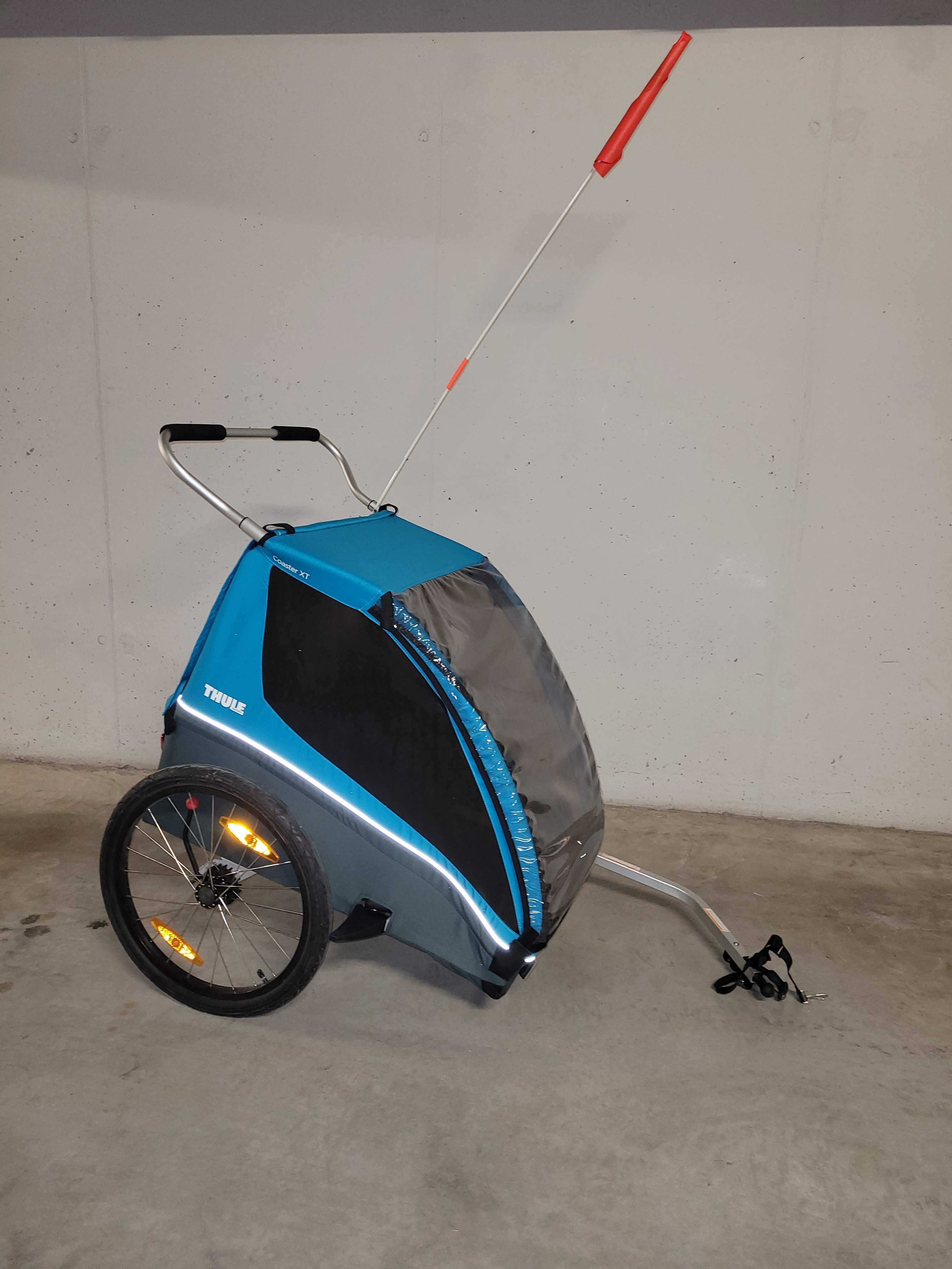 Przyczepka rowerowa Thule Coaster XT, dla dwójki dzieci