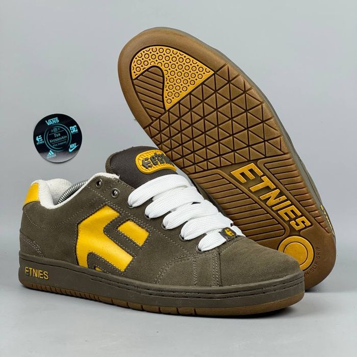 Кеды Vintage Etnies Cinch Smu шузы этнис дутыши скейт кроссовки кеди