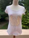 jasno szary t-shirt z cekinami, Smiley, rozm s