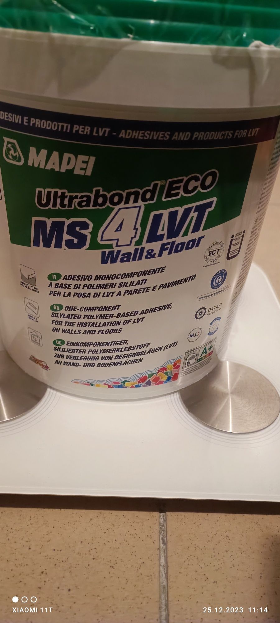 Klej do paneli Mapei Ultrabond Eco MS 4 LVT Wall