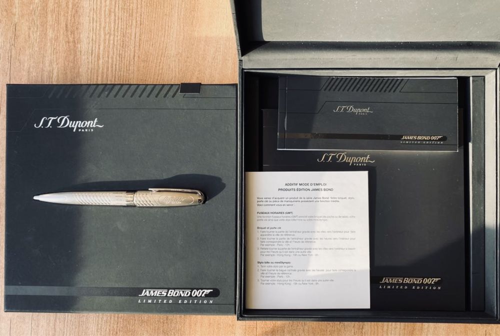 ST Dupont 007 James Bond" Rotary ballpoint pen limited rare unused