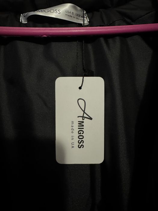 Пуховик зимний черного цвета