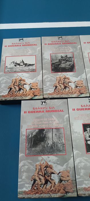 Coleção sobre a primeira guerra mundial VHS.