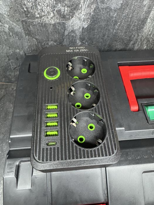 12В 110Аh 600Вт Чистый синус Портативная станция резервного питания