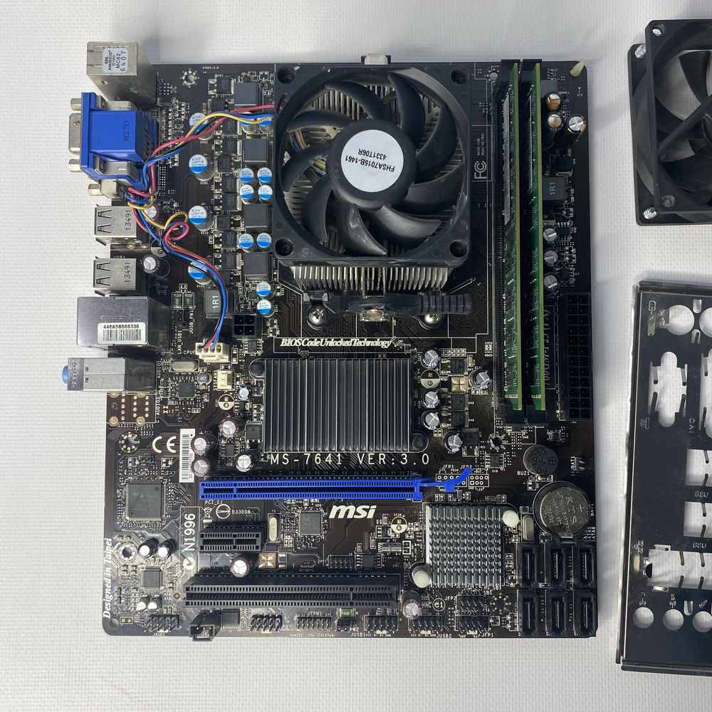 AMD FX-4300 / MSI 760GM-P23 / 8gb ddr3 (4x2) | Комплект для ПК 8гб