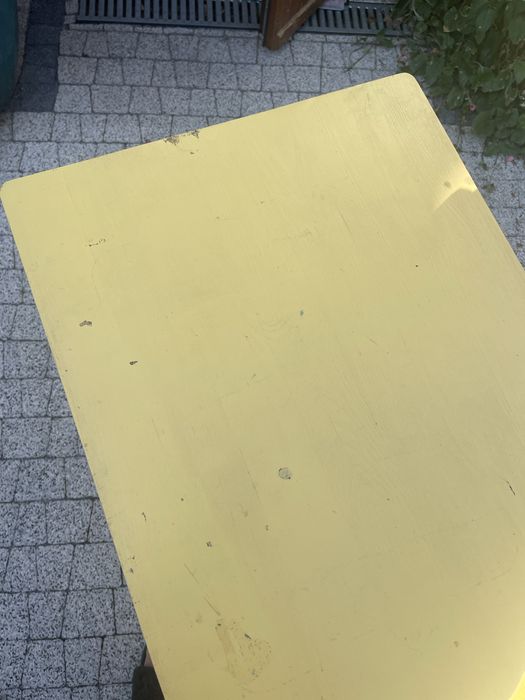 Biurko żółte woodszczęścia Miza drewno