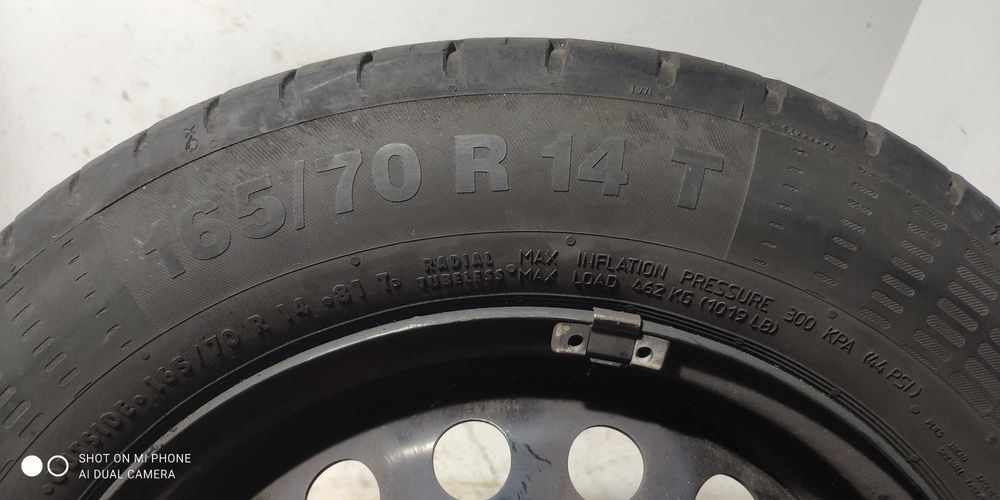 Koła opony felgi 165/70R14 CONTINENTAL 4x100 LATO komplet stalowe 4szt