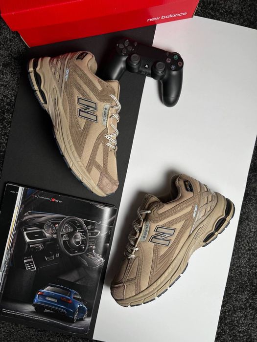 Чоловічі кросівки нью беланс на хутрі New Balance 1906R Fur Beige