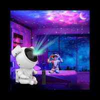 Projektor Gwiazd Nieba LED Astronauta Lampka Nocna + pilot
