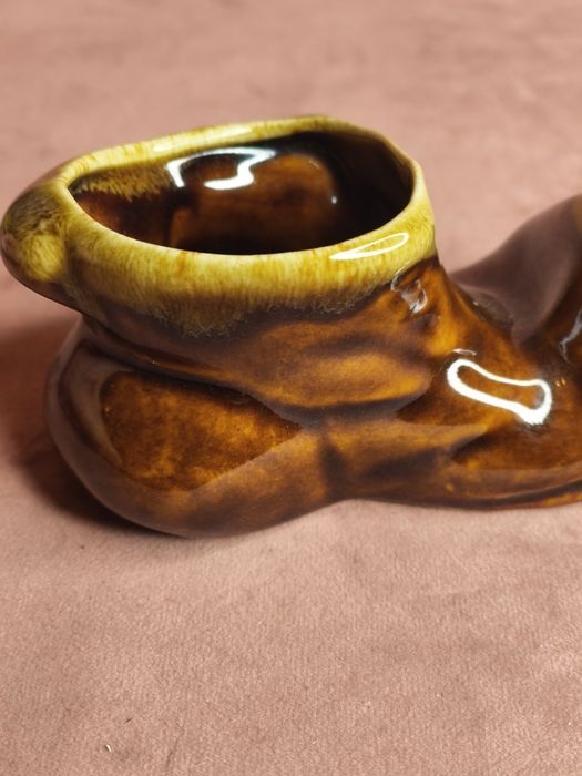 Retro vintage ceramiczny bucik PRL 187