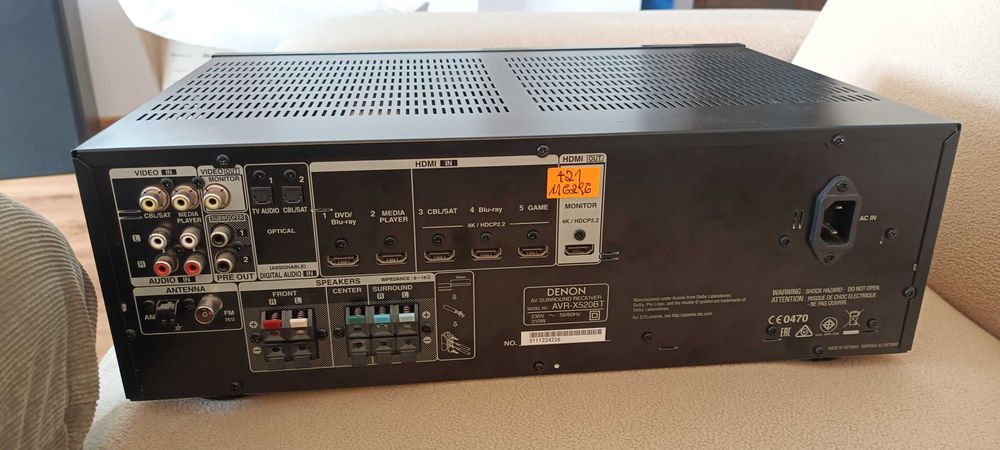 Amplituner Denon AVR-X520BT