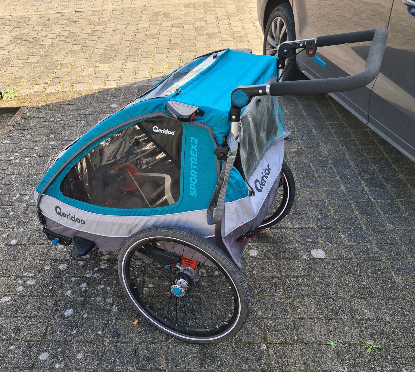 Przyczepka rowerowa Qeridoo sportrex 2 2020r