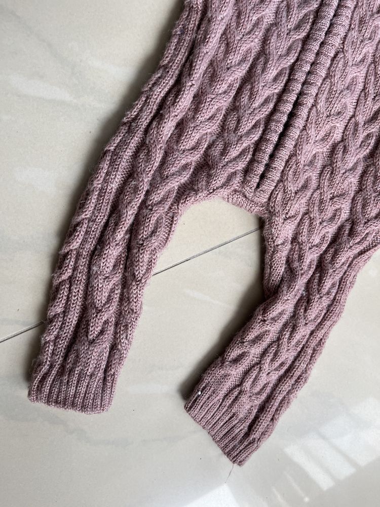 Kombinezon wełniany Name It 100% wełna 68 4-6 msc 74 80 zasuwany zip