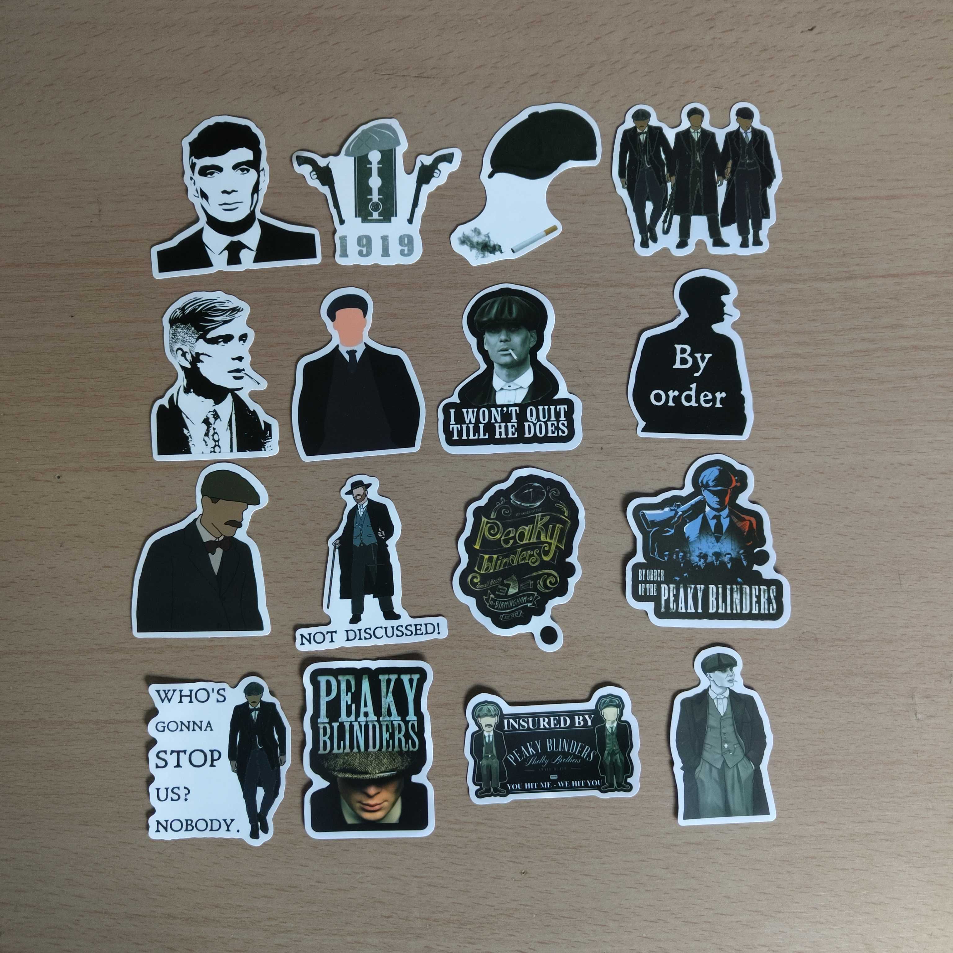 50 Stickers Autocolantes Peaky Blinders