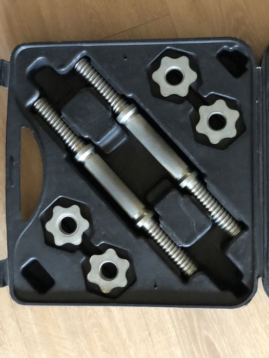Kit Completo de Musculação com Maleta (como NOVO!)