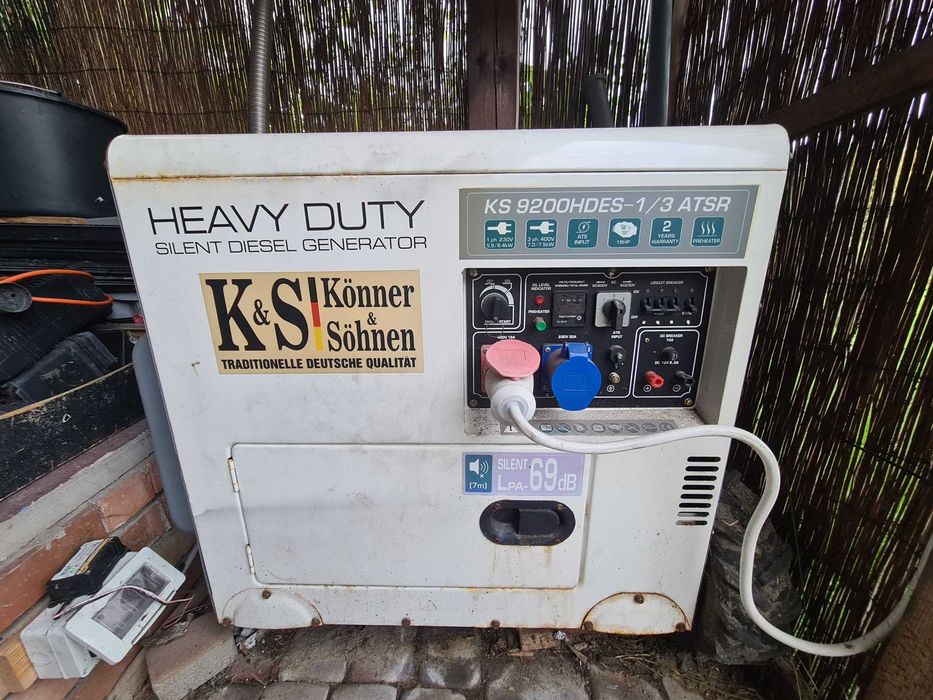 Agregat generator prądu diesel KS 9200HDES 1/3 ASTR Könner & Söhnen KS
