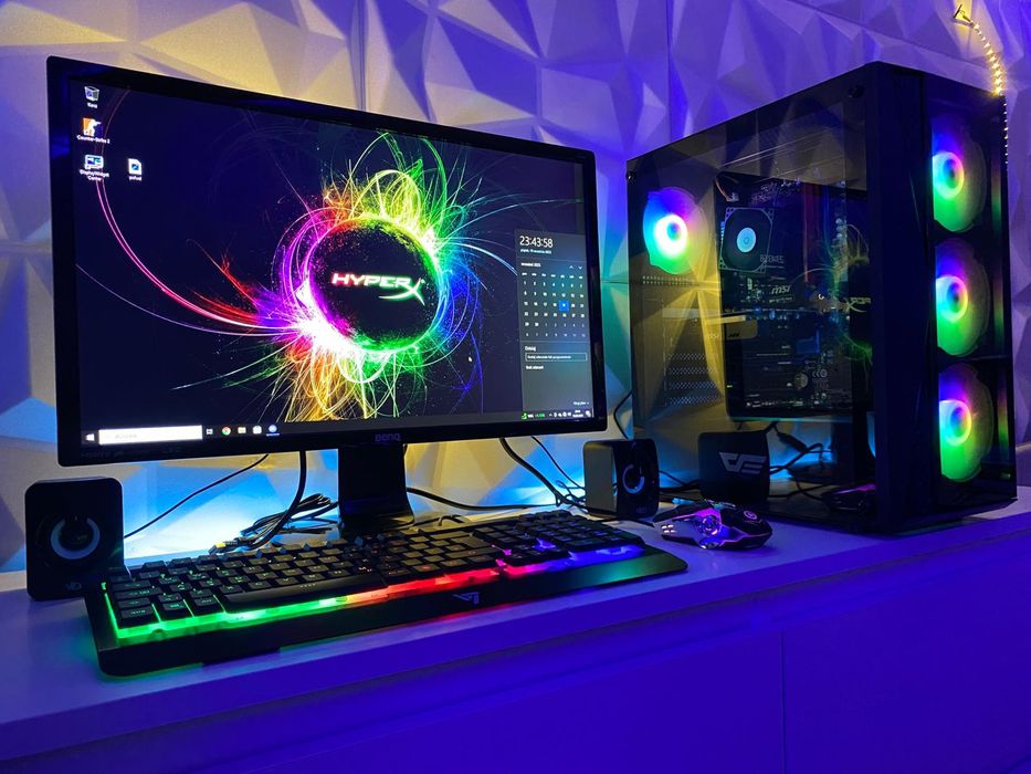 Komputer do gier cały zestaw gamingowy I5 GTX1050 8gb 120ssd 1000hdd