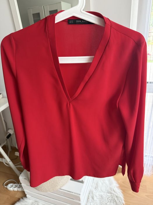 Koszula czerwona Zara XS