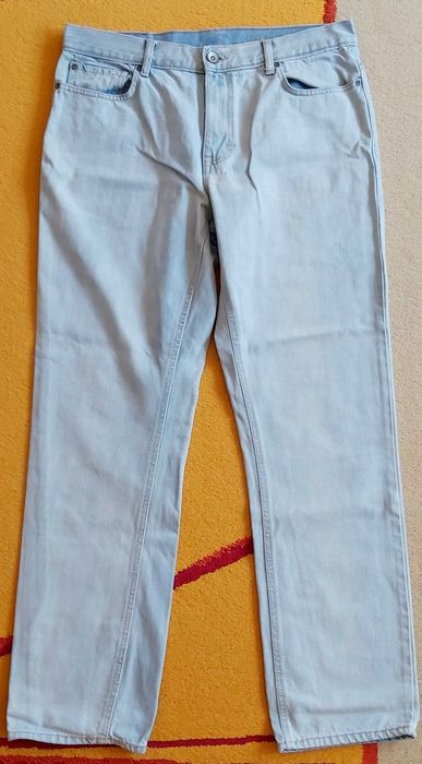 Spodnie jeansowe jasne męskie 86 cm
