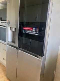 Frigorifico americano LG InstaView com proteções plásticas e garantia