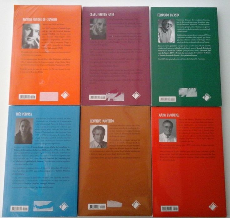 Colecção Jornalistas Escritores, 6 livros novos!