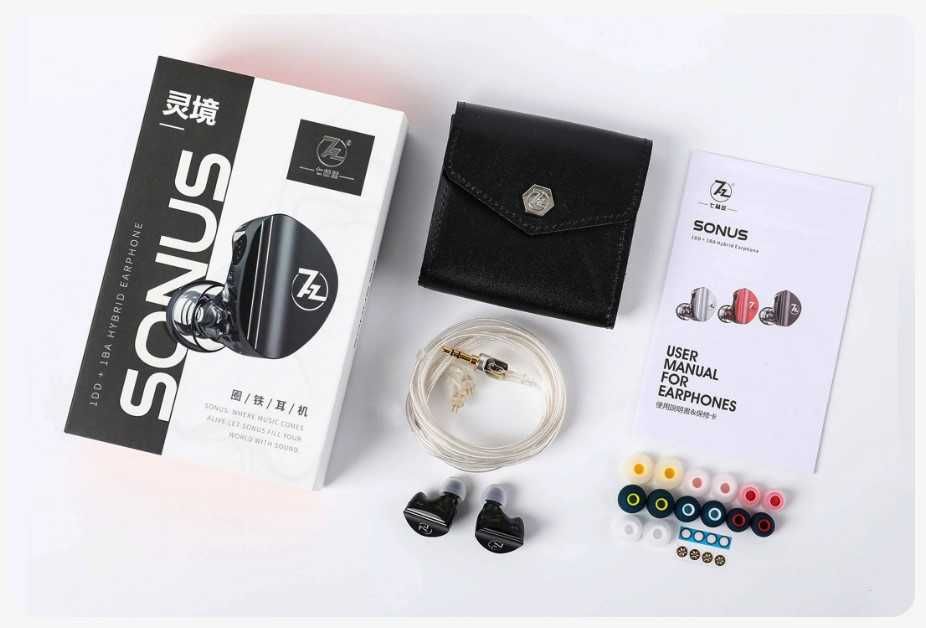 ⇒ 7Hertz Sonus - проводные гибридные IEM's наушники (1DD+1BA)