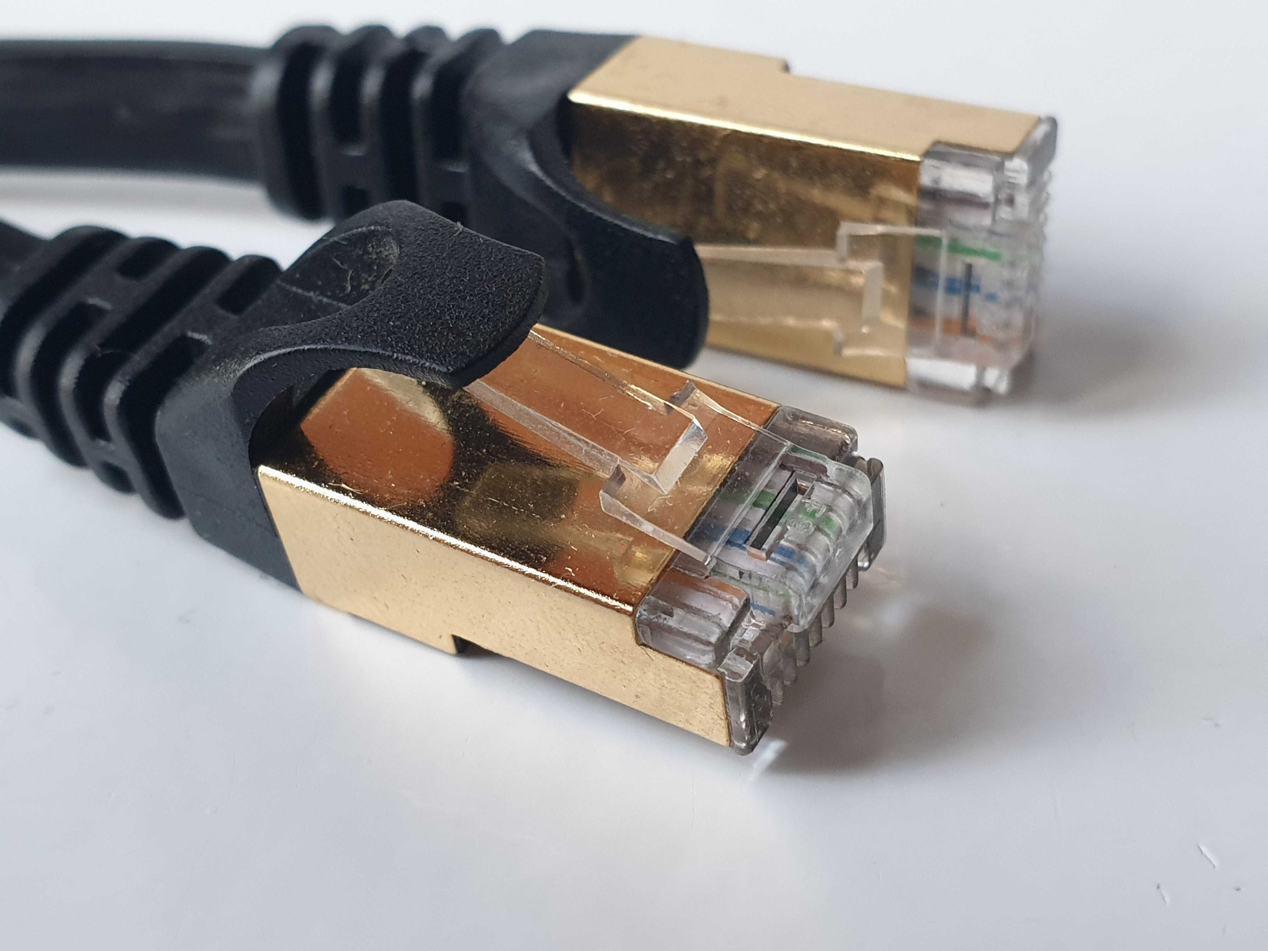 Патч корд CAT 7   10Gbp  600MHz 10Gbp Vandersail  плоский   1м