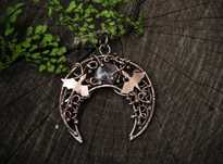 Lunula, smoki, ametyst