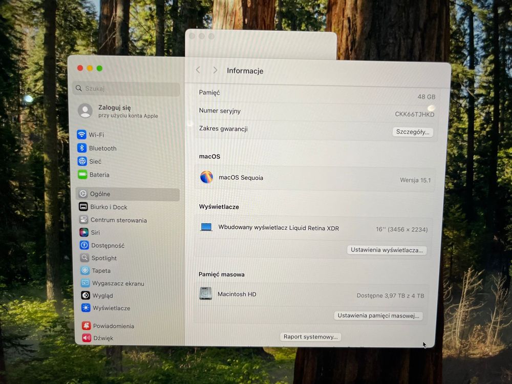 Apple Macbook Pro 16” M4 PRO 14- Core CPU + 20- CORE GPU/ 48GB /TB SSD