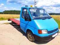 Autolaweta Ford Transit 2.5d najazdy wyciągarka 2mx4,8m lub zamienie