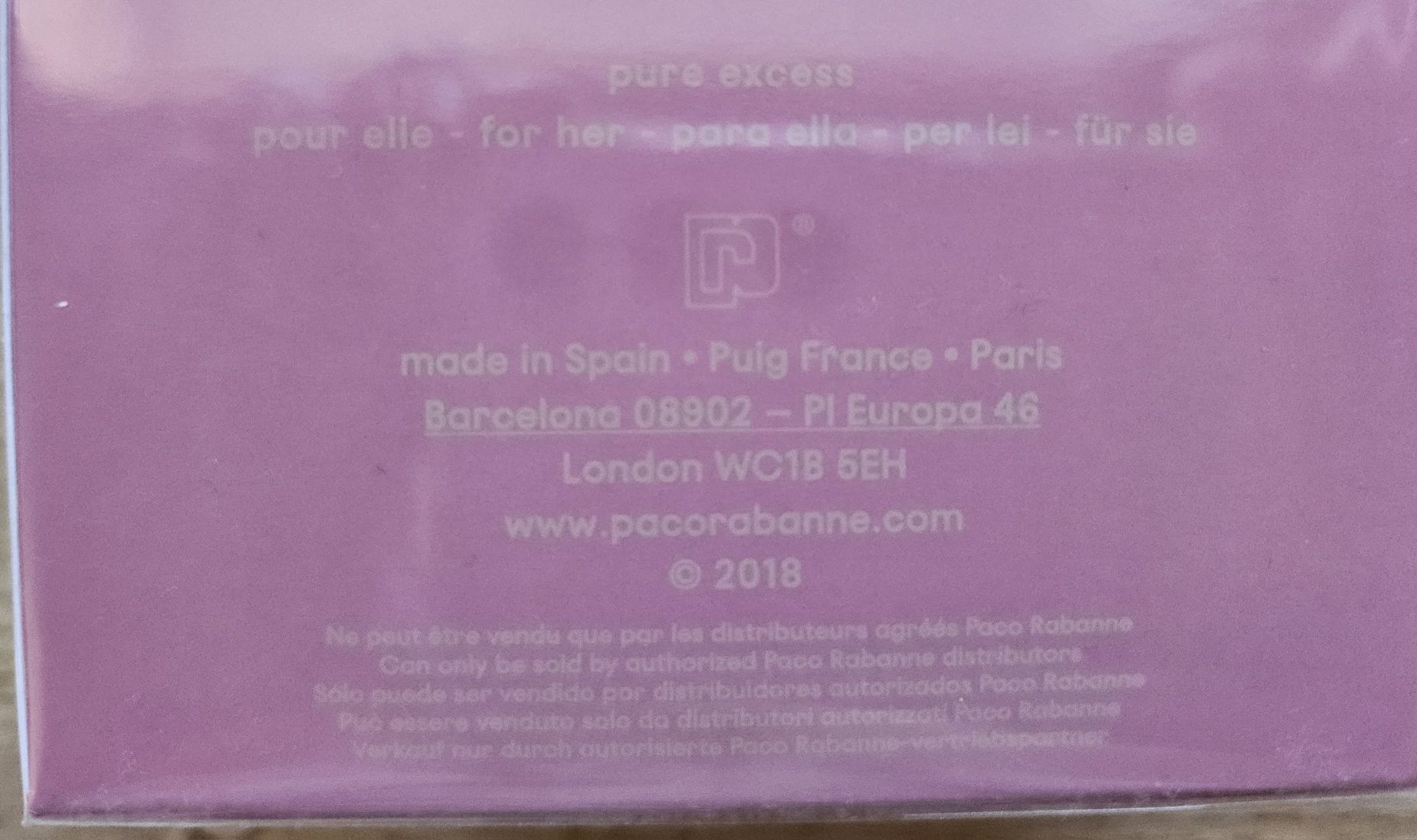 Perfumy paco Rabanne pure xs nowe