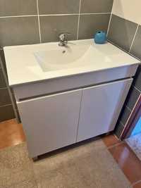 Vendo movel e lavatorio WC Branco