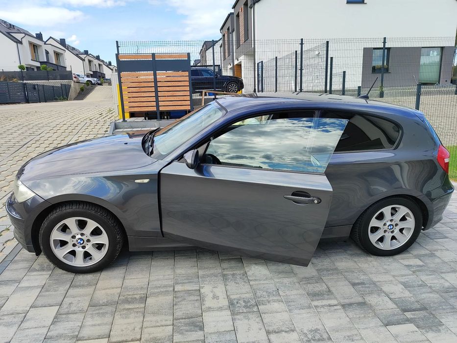 BMW Seria 1 BMW 118d 2008, 2.0 diesel, niskie spalanie, historia serwisowa